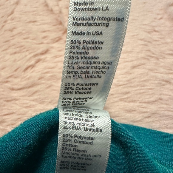 American Apparel Spandex Jersey Crop Tee - Picture 3 of 3